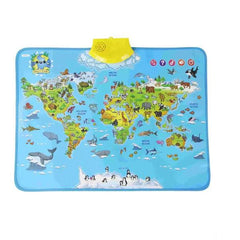 English-Audio-Point-Reading-Animal-World Map