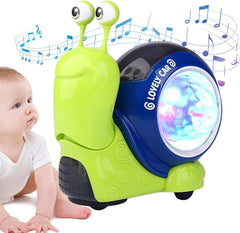 Guide Baby Crawl Musical Snail Toy