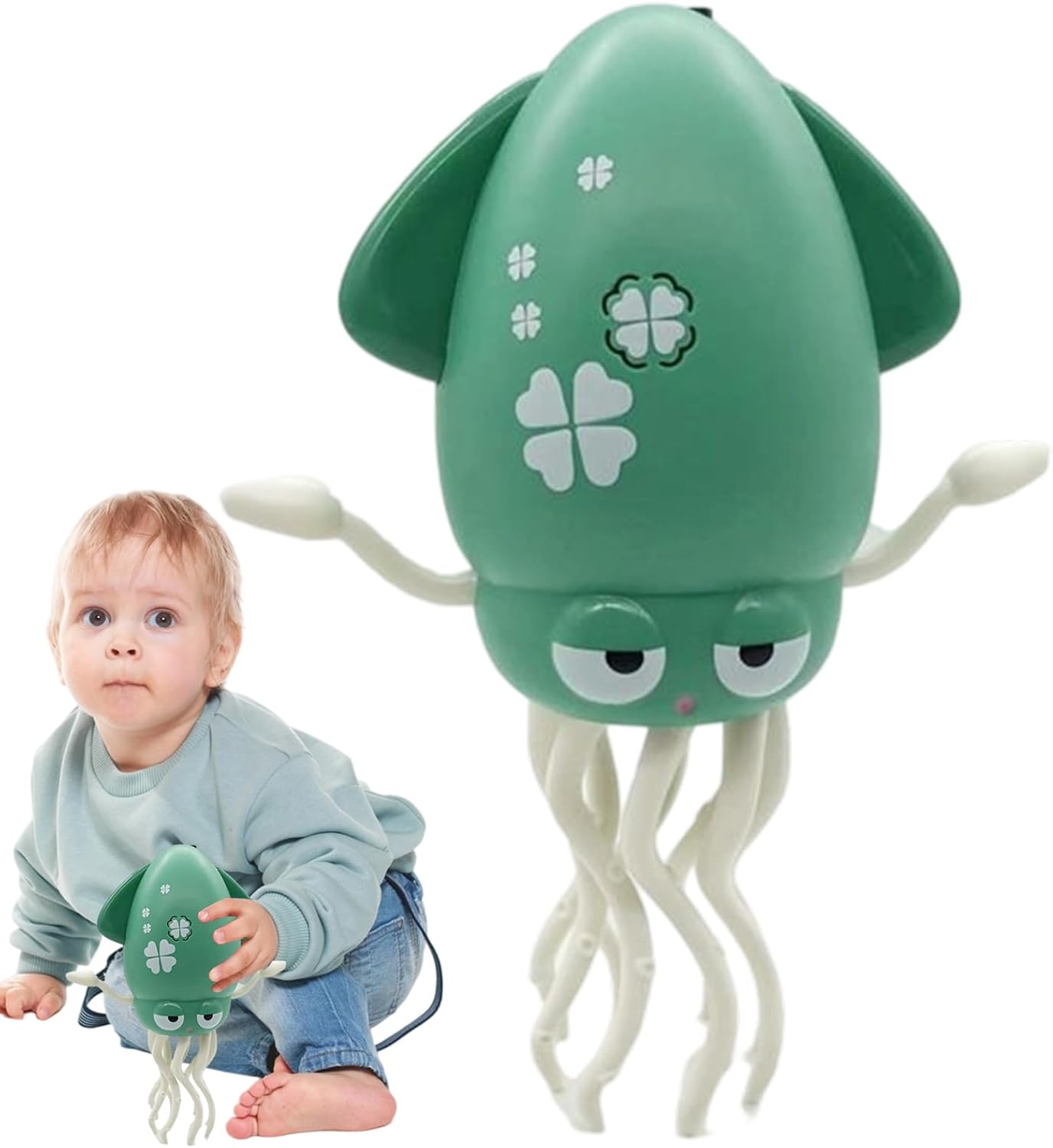 Electric Crawling Octopus Toy with Music