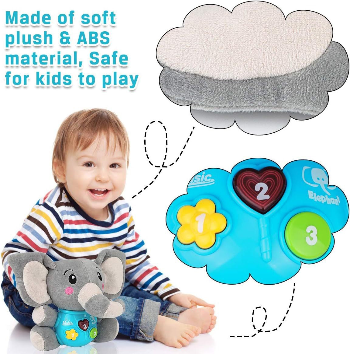 Infant Dinosaur Musical Toys 0 - 3 years
