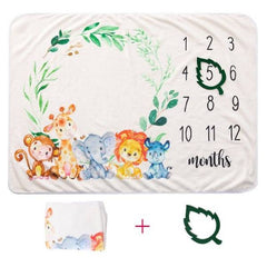Baby-Milestone-Month-Digital-Photo-Blanket