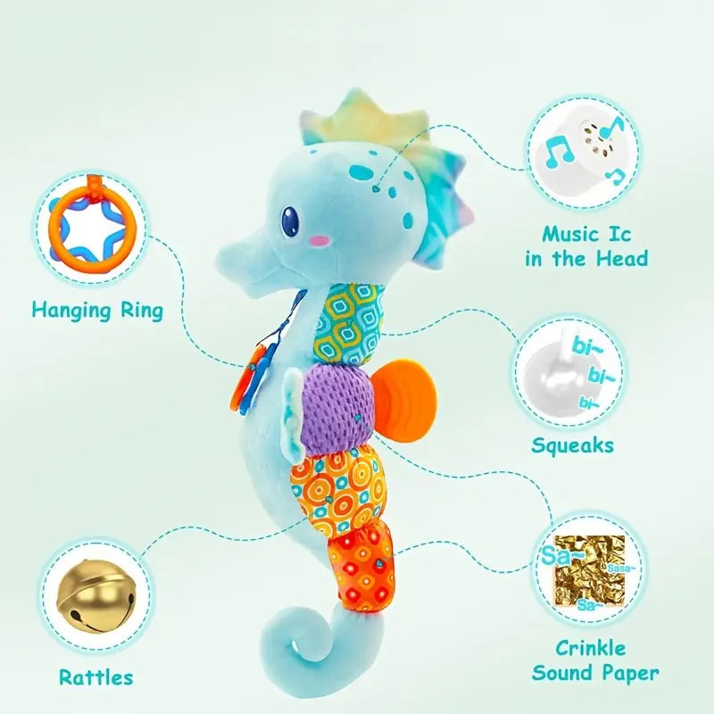 Baby Seahorse Musical Rattles Toys