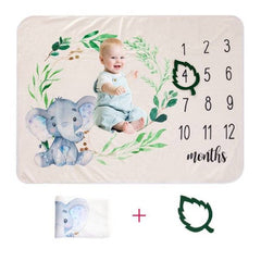 Baby-Milestone-Month-Digital-Photo-Blanket