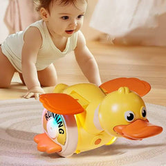 Spinning-Duck-Baby-Guided-Crawling-Toy