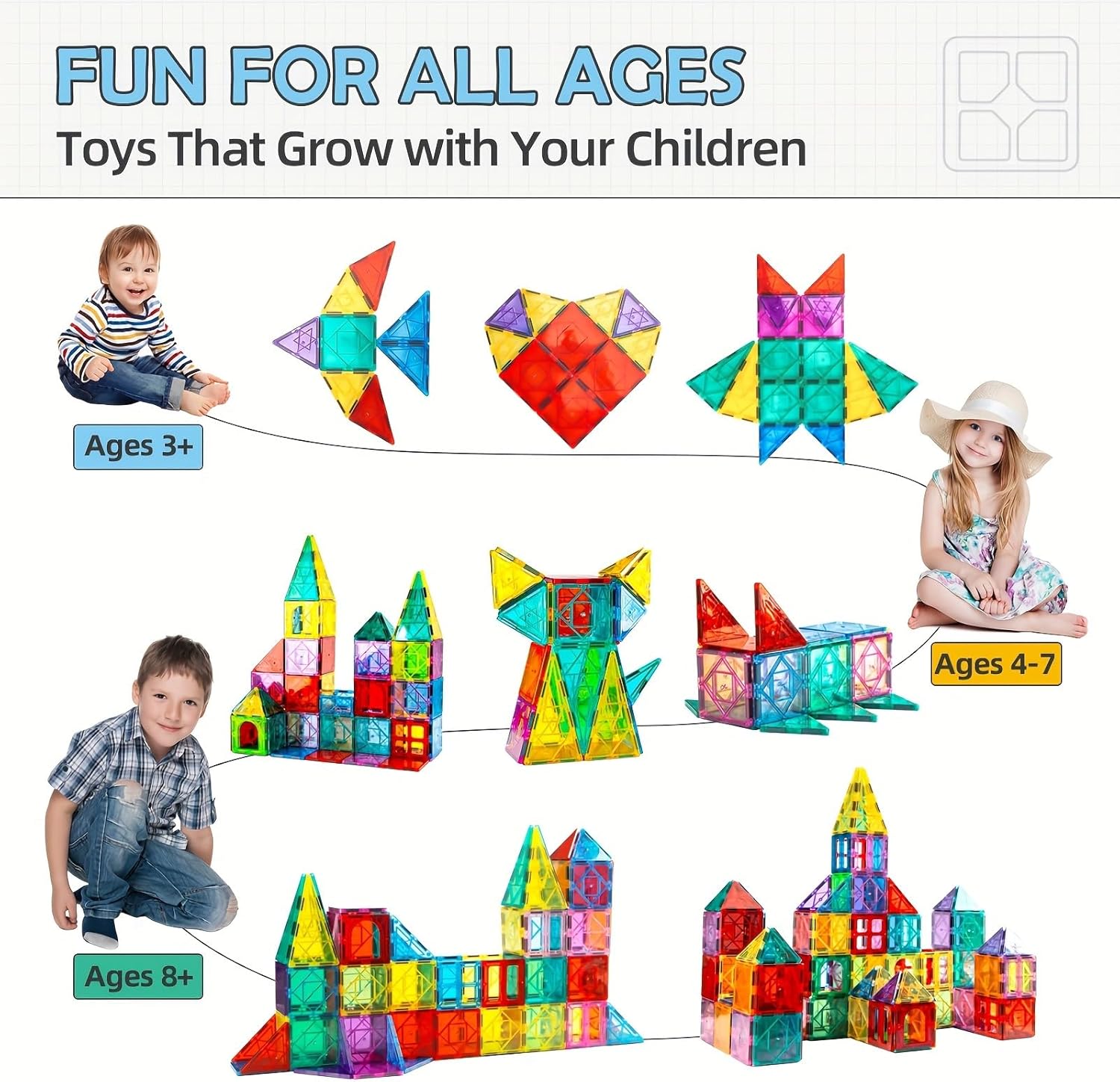 Magnetic Tiles Set