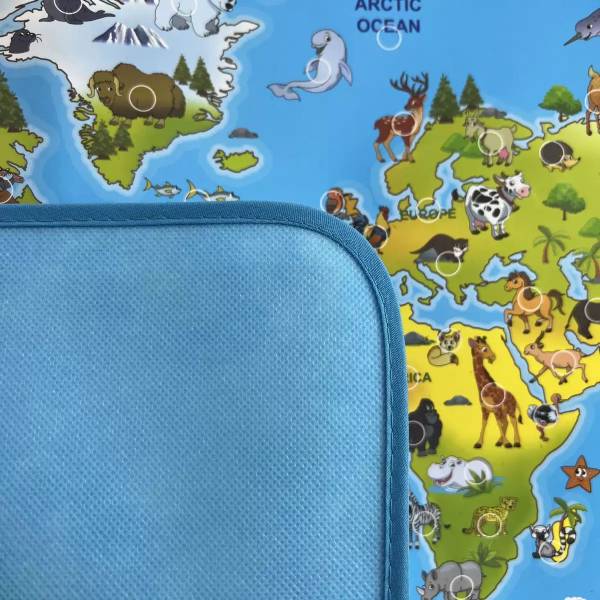 English-Audio-Point-Reading-Animal-World Map